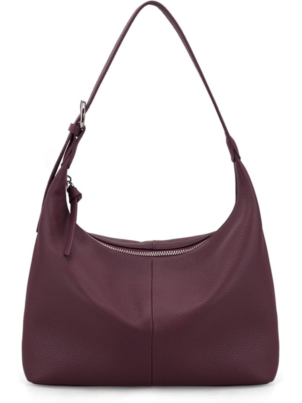 Genuine Leather Slouchy Hobo Bags for Women, Work Shoulder Purses